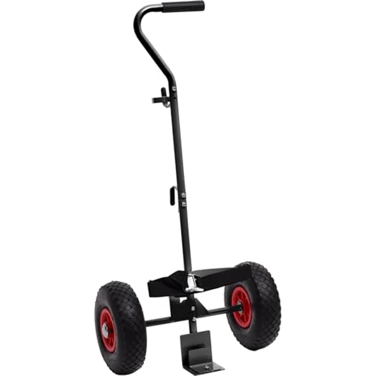 Rothenberger Industrial Sackkarre 1500003367, max. Traglast 11 kg, geeignet für Gasflaschen und Blumenkübel, mit praktischen Halterungen und stabilen Vollgummireifen – Bild 1