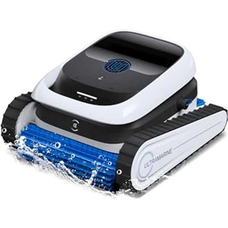 Ecovacs Ultramarine P1, Poolroboter für Pools bis 180 m², kabellose Reinigung von Boden, Wänden und Wasserlinie, UltraPure Suction 18.200 l/h, intelligente App-Steuerung – Bild 1