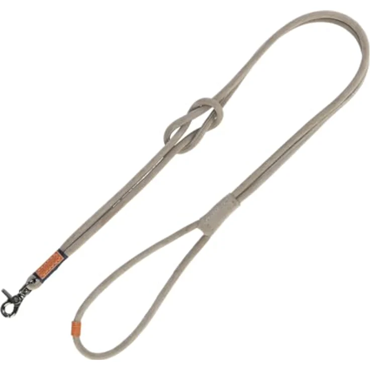 TRIXIE Hundeleine aus Leder BE Nordic Leine Leder XS-L, 1,20 m ø 8 mm in grau - Lederleine für Hunde mit nordischem Charme - für sehr kleine bis große Hunde - 17460 – Bild 1