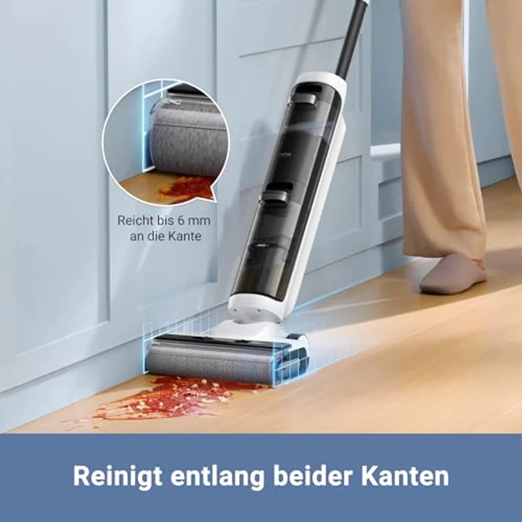 Dreame Nass-Trocken-Sauger Mova K20, 200 W, Intelligente Schmutzerkennung und Saugkraftanpassung, Weiß – Bild 3