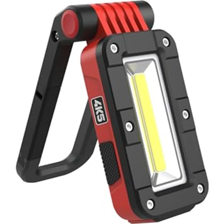 4K5 Tools Arbeitslampe WL 380 (LED-Lampe, Leuchtkraft 280 lm / 380 lm, Spotlicht + Flutlicht, drei Leuchtstufen, Arbeitsleuchte, aufladbar über USB-C) – Bild 7