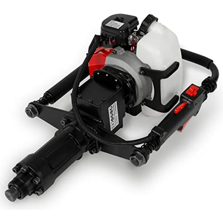EBERTH GB1-RAM32, Benzin Pfahlramme mit 1,2 PS, 2-Takt Motor, max. Pfahldurchmesser 70mm, inkl. 2x Rammloch Adapter – Bild 9