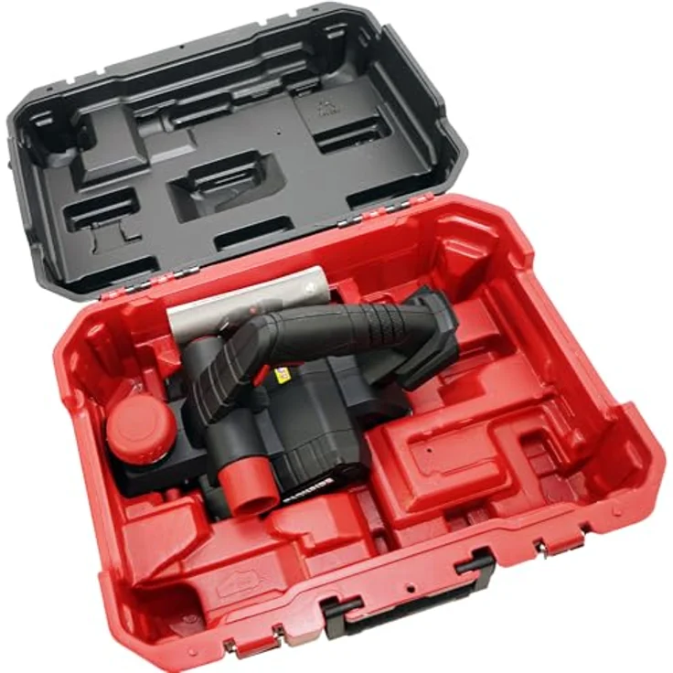 HEADNMORE® Bundle - PARKSIDE PERFORMANCE® 20V Akku Hobel PPHA 20, inkl. 4Ah Akku, bürstenloser Motor, 82 mm Hobelbreite, externer Spanabsaugungsanschluss, schwarzer Transportkoffer + Schlüsselanhänger – Bild 4
