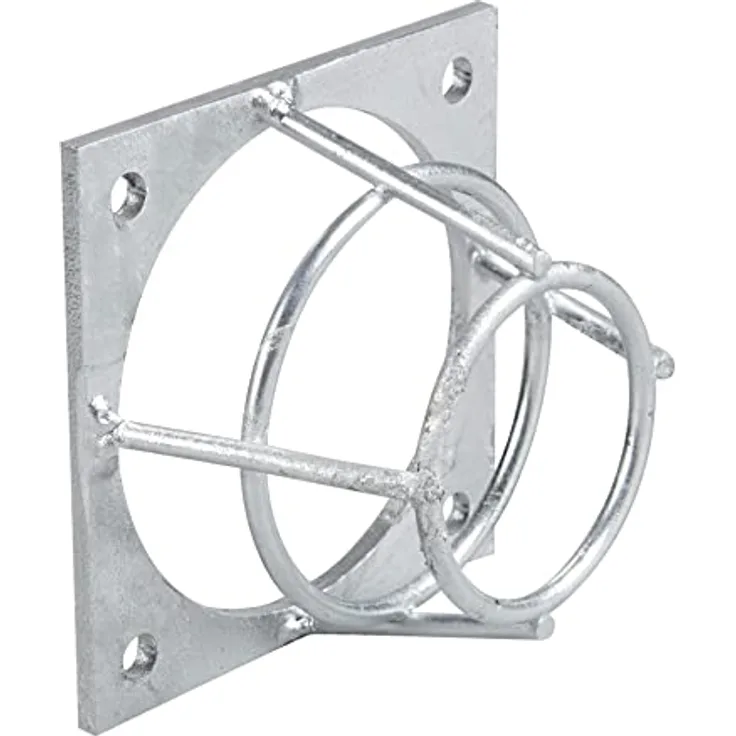 Windhager Nesträuberschutz für Nistkästen, sicherer Fluglochschutz, Spechtschutz, Zubehör für Nistkasten, 7 x 7 x 4 cm, 07471, Silber