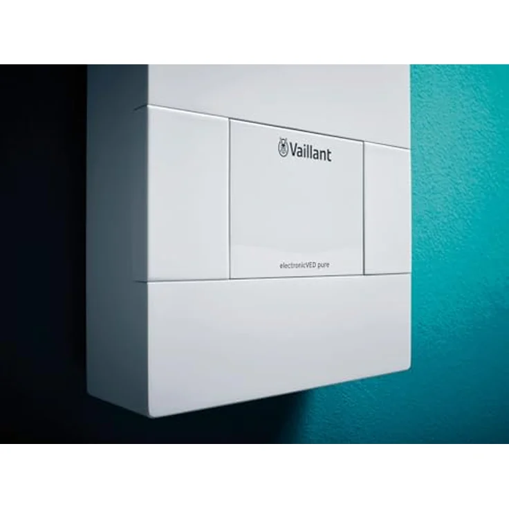 Vaillant VED pure VED E 24/8 BB, elektronischer Durchlauferhitzer, 24 kW, druckfest, konstante Warmwassertemperatur 55 °C, 400V, Maße 481x240x99 mm – Bild 3
