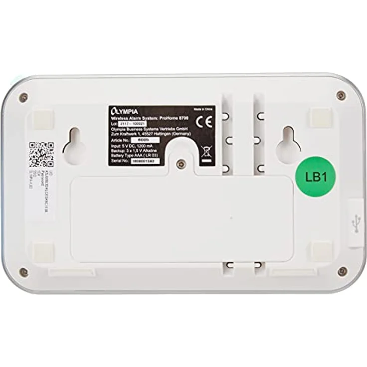 Olympia Funk-Alarmsystem mit WLAN-GSM und Smart Home Funktionen Model ProHome 8700 – Bild 2