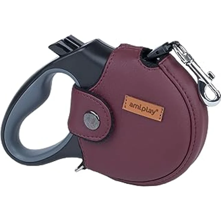 Amiplay Hunde Roll-Leine Infini Freedom mit Schutzhülle Lincoln - Flexi Leine 12m, 15m, Ideal für Große Hunde, Ausziehbar, Langlebige Hundeleine mit Innovativem Design - Preisvergleich – Bild 1