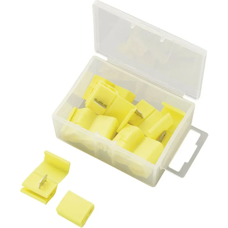 TRU Components Schnellklemmverbinder, flexibel für Kabel 0.5-1.5mm², 2-polig, 15 Stück, rot