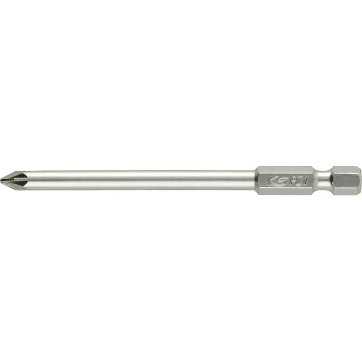 KSTOOLS 1/4' Kreuz-Schlitz-Bit PZ# 1, 89mm lang aus S2 Spezialstahl, Aufnahme 1/4 Zoll
