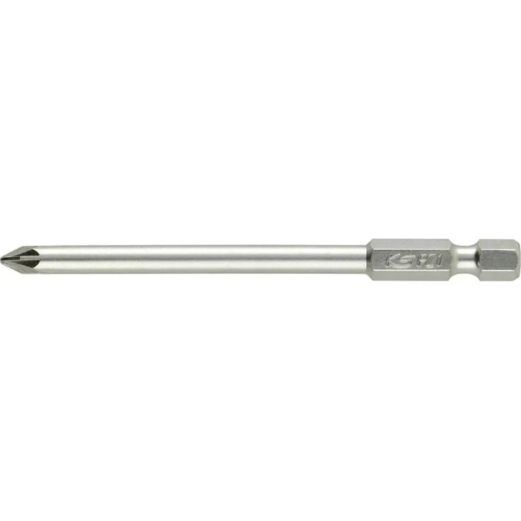 KSTOOLS 1/4' Kreuz-Schlitz-Bit PZ# 1, 89mm lang aus S2 Spezialstahl, Aufnahme 1/4 Zoll