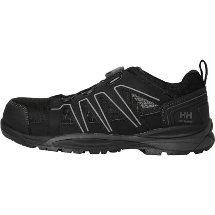 Helly Hansen Manchester Sandal Boa S1P Sicherheitsschuh, mit Lifa® Stay Warm Technology und elastischer Taille, schwarz