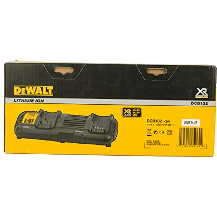 DeWALT Doppelladegeraet für 10,8 bis 54 V, 1 Stück, DCB132-QW – Bild 6