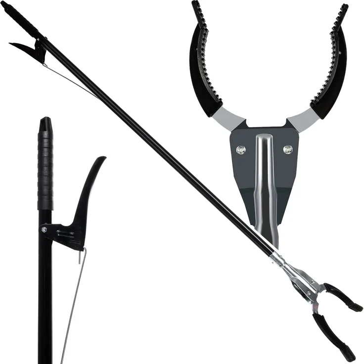 Greifzange Abfallzange Dosenzange Flaschenzange Müllzange 92cm – Bild 2
