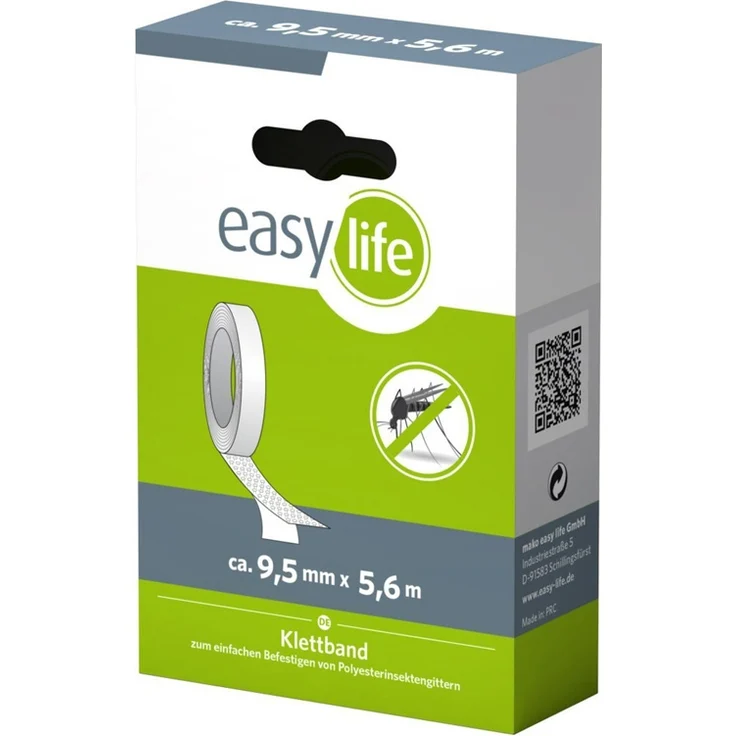 easy life Befestigungsband 5,6m für Fliegengitter selbstklebendes Klettband – Bild 1