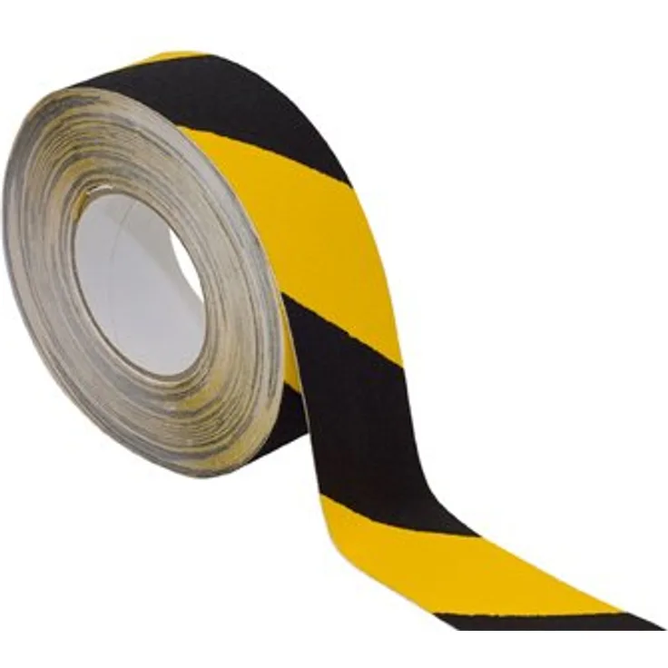 Roll Antirutschband schwarz-gelb 50mm Länge 18m