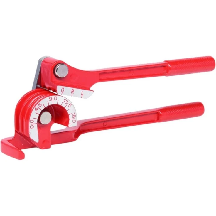 KS Tools Kombizange, für maßgenaues Zweihandbiegen bis 180° für Kupfer-, Alu-, Messing- und Weichstahlrohre, Spezial-Werkzeugstahl, 420 g