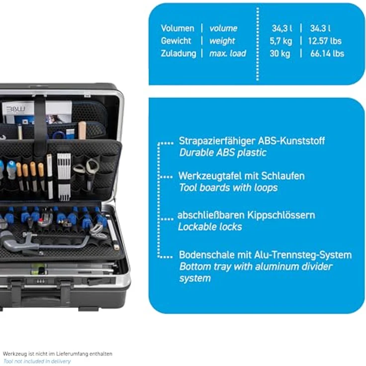 B&W Werkzeugkoffer Flex Loops, 120.03-L ( erfolgt ohne Werkzeug) – Bild 4