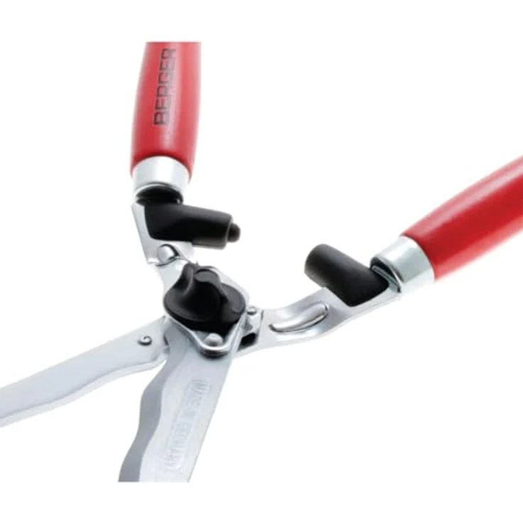 Berger Heckenschere Komfort 4590 mit Wellenschliff und Anschlagdämpfer, Länge 54 cm mittelgroß – Bild 3