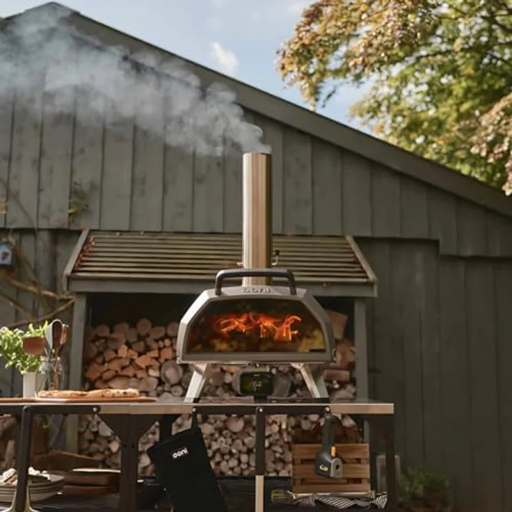 Ooni Karu 2 Pro, Multi-Brennstoff Pizzaofen mit Temperaturkontrolle bis 500°C, robustem Design und einfacher Reinigung – Bild 6