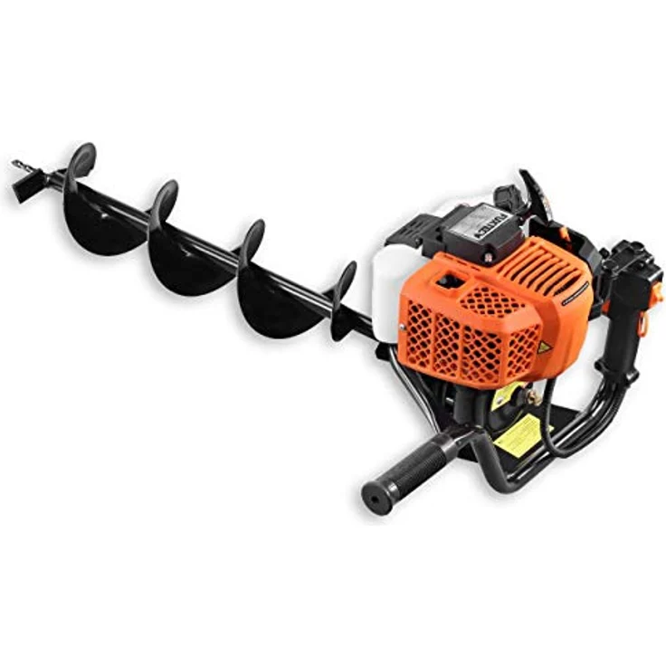 FUXTEC Erdbohrer FX-EB162, mit 100/150/200mm Bohrer, Easy Starter und innovativem Ölkontrollfenster, grün – Bild 4
