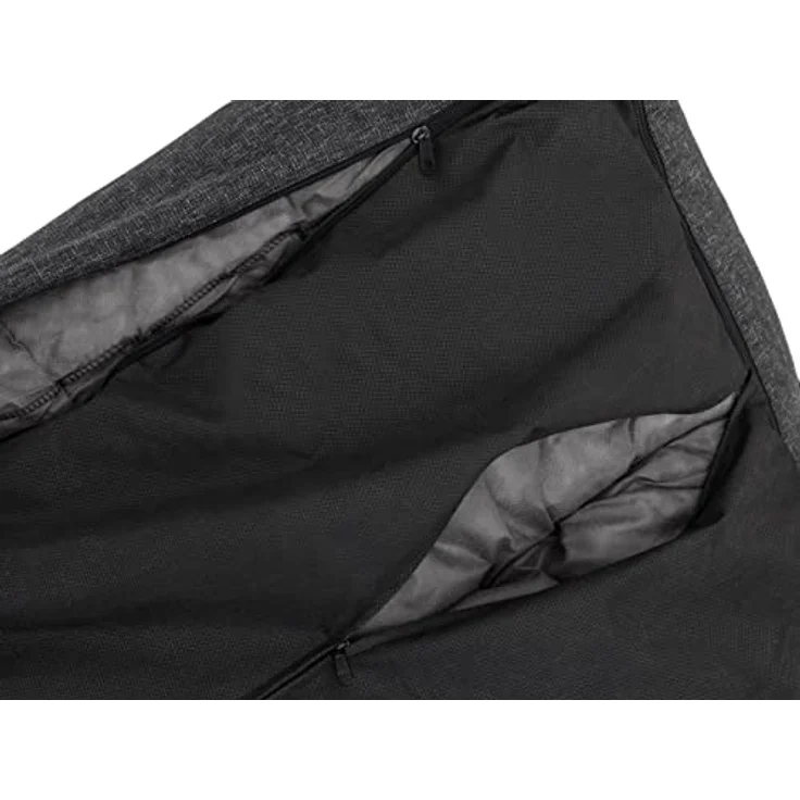 DOGGY Hundehöhle Hundebett Katzenbett Hundehütte Haustierbett Hundehaus Hundeliegen Hundesofa Korb Sofa Hundekissen Schlafplatz, Schwarz, 60x47 cm - ZWEI IN EINEM, BREITE ANWENDUNG, AUSZIEHBARE ABDECKUNG, OEKO-TEX-Zertifizierung, LEICHT SAUBER ZU HALTEN – Bild 4