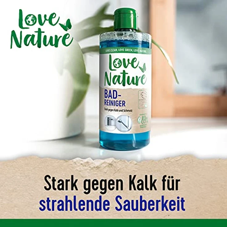 Love Nature Moonflower Badreiniger, 98,5% natürliche Inhaltsstoffe mit EU Ecolabel, tierversuchsfrei – Bild 4