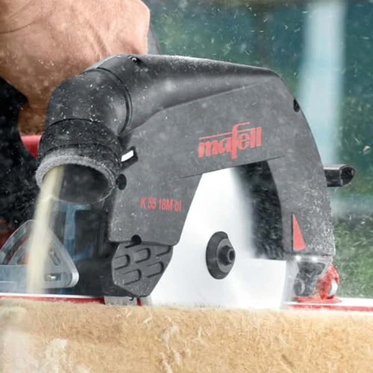 Mafell Akku Handkreissäge K55 18M bl im T-Max 1x Ladegerät 2x Akku CAS 91D601, kompakt und leistungsstark, mit 58mm Schnitttiefe – Bild 5