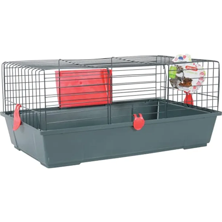 ZOLUX Cage for Large Rodents Classic 80 cm Grey/red
