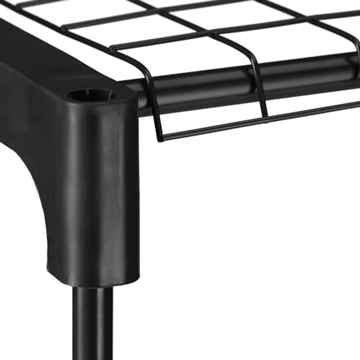 relaxdays Blumenständer Metall, schwarzes Blumenregal mit 5 Ebenen, Platz für Pflanzen bis 25 kg, Stecksystem für einfachen Aufbau – Bild 8