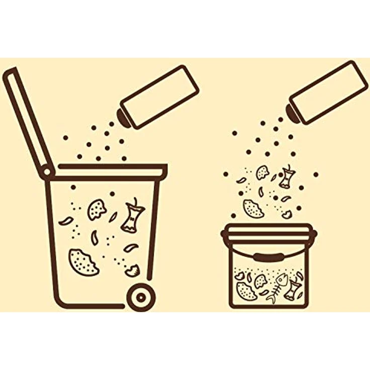 Substral Naturen Biotonnenpulver, 600g Streudose gegen Madenbefall und Geruchsbelästigung, Grün – Bild 4