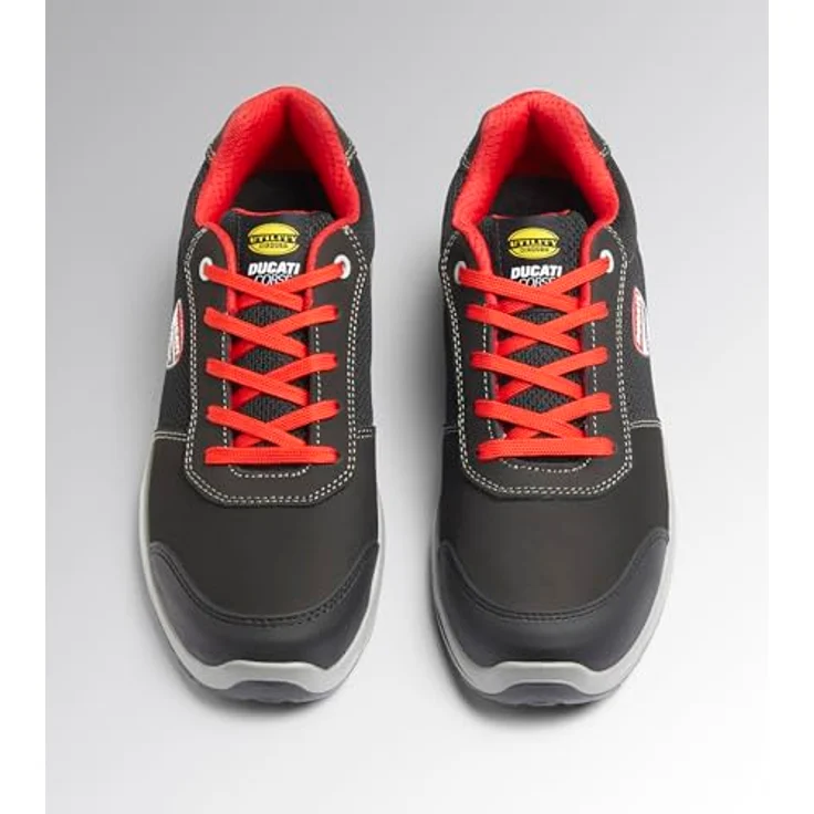 Diadora SPEEDY Race Low 181702 S1PS, Sicherheitsschuhe mit Stahlkappe, schwarz-grau, Größe 40 – Bild 2