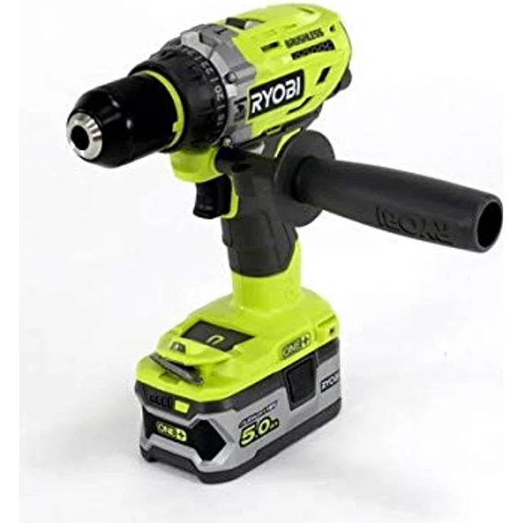 Ryobi 5133004391 Schlagbohrschrauber (18 V,Schlagbohrfunktion,2X Akku 2,0 5,0 Ah,Schnellspannbohrfutter) R18PD7-252S – Bild 2