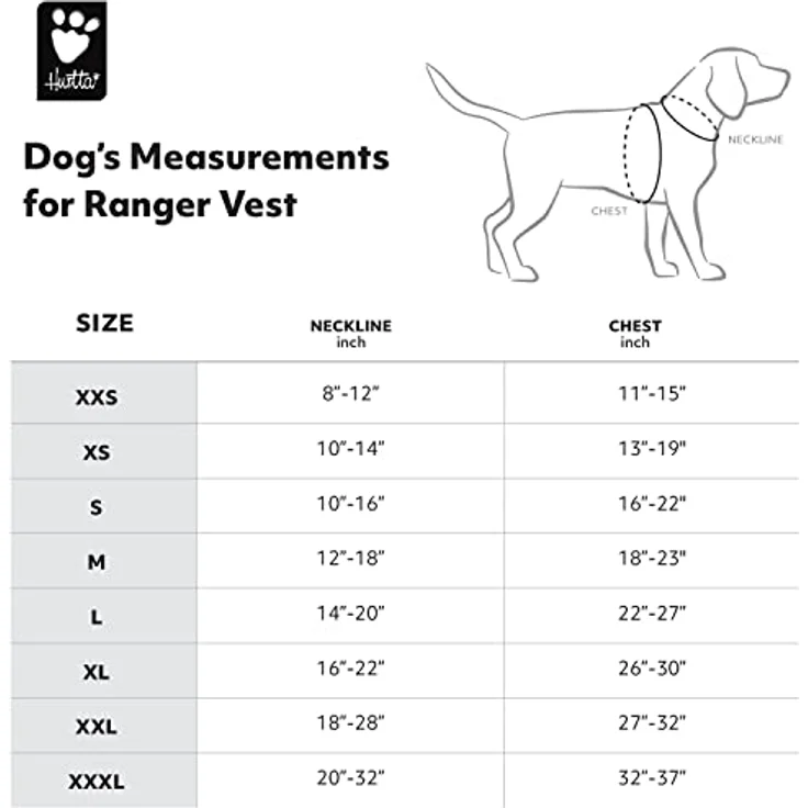 Hurtta Ranger Weste Jagd Sportler Hundeweste Orange XXS – Bild 2