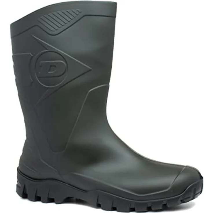 Dunlop Stiefel Dee, 100% wasserdicht, Gr. 38, grün-schwarz, leichte Handhabung – Bild 8