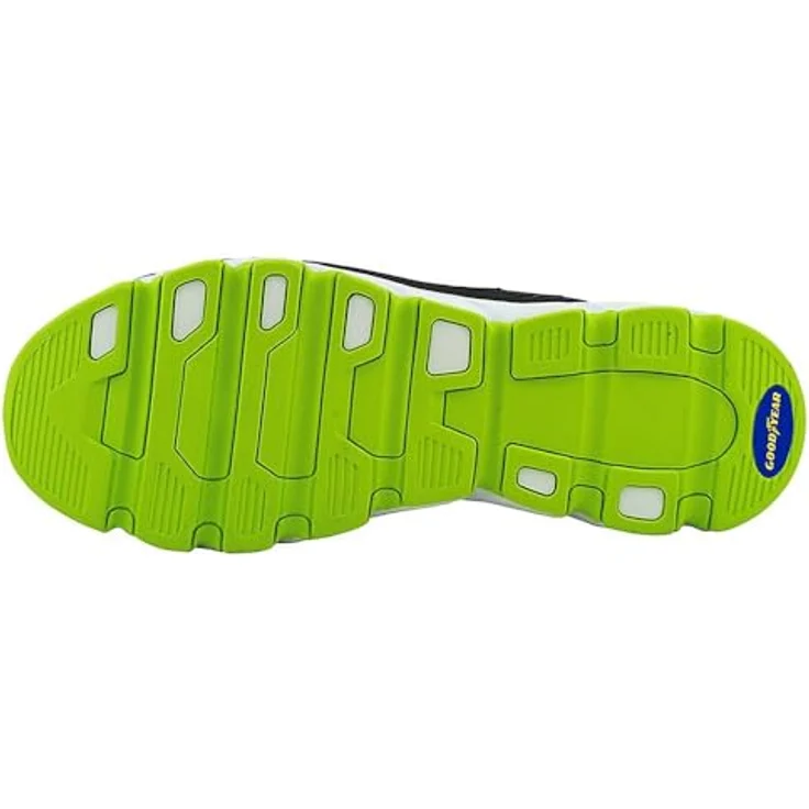 Goodyear S1P SRA Sicherheitsschuh, Sportlicher Arbeitsschuh in Schwarz/Grün mit austauschbarer Innensohle und rutschfester SRA-Sohle – Bild 3