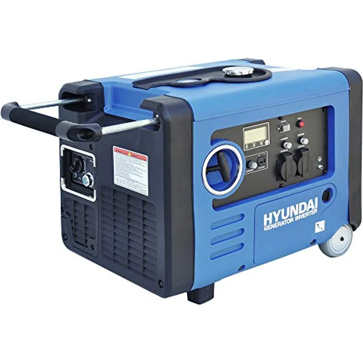 HYUNDAI Inverter-Generator HY4500SEi D (Inverter Stromerzeuger, tragbarer Benzin Generator mit 4.0 kW Maximalleistung, Notstromaggregat, Stromaggregat) – Bild 4