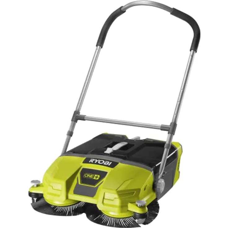 RYOBI 18 V ONE+ Akku-Kehrmaschine R18SW3-0 (Kehrbreite 53 cm, Kickschalter, Auffangbehälter 17 l, ohne Akku und Ladegerät im Karton)