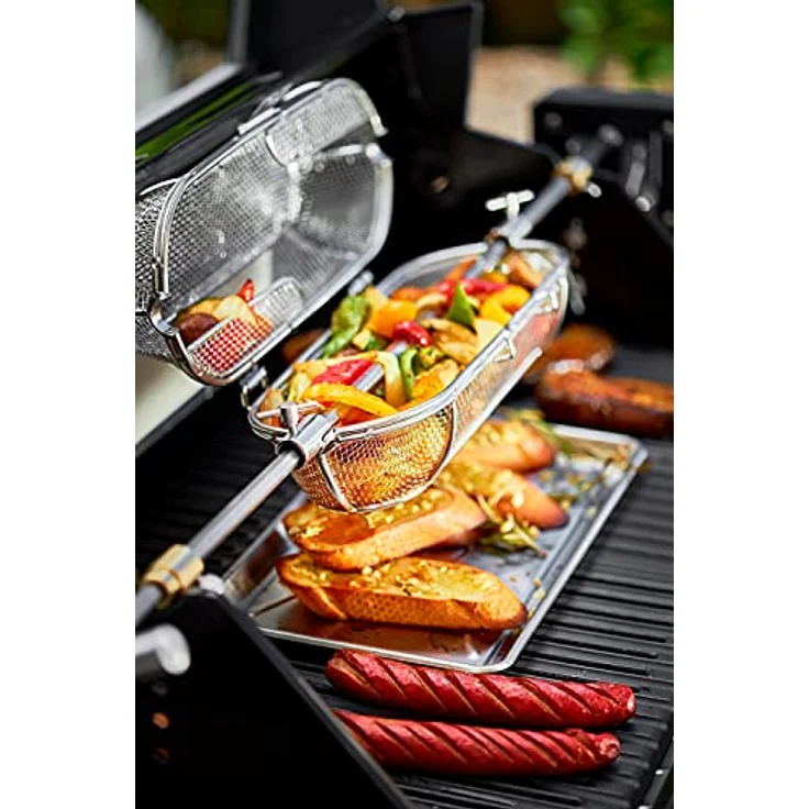 RÖSLE Barbecue Universalschale, Hochwertige Edelstahlschale zum Marinieren, Servieren oder als Tropfschale für Gas- und Kohlegrills, Edelstahl 18/10, spülmaschinengeeignet – Bild 3