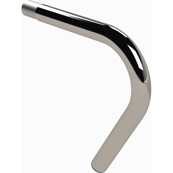 Eichenwald Modell 14 Umlenkbogen 120°, V4A Edelstahl mit Steckverbindung für Haltestange, 40 mm Holmdurchmesser
