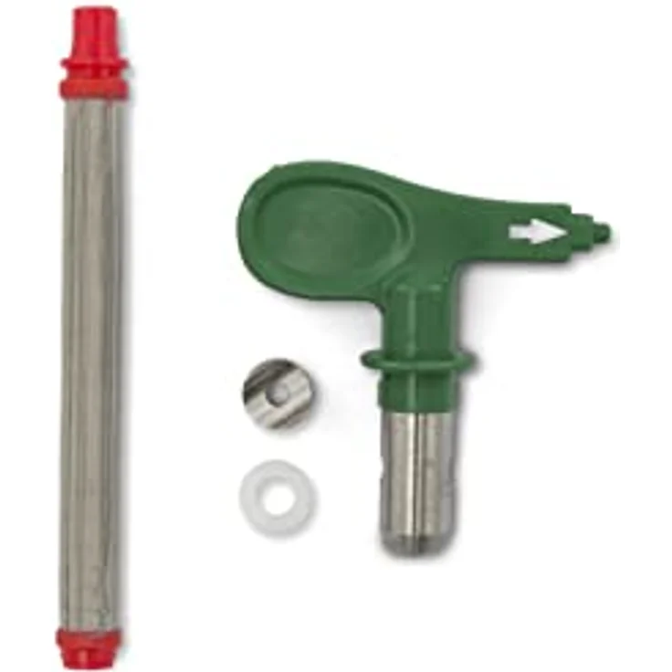 Wagner HEA ProTip Düse 413, Airless-Düse für Grundierungen, Lacke, Wandfarben, Latexfarben, Flamm- und Korrosionsschutz, < 55% weniger Sprühnebel, grün – Bild 2
