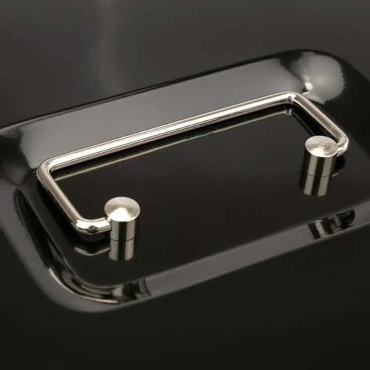 HMF Geldkassette abschließbar, Kasse mit 5 Münzfächern und herausnehmbaren Einsätzen, 20 x 16 x 9 cm, Schwarz – Bild 5