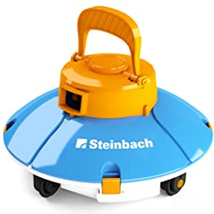 Steinbach Poolrunner Battery Basic 2.0, für Pools bis 10 m² Grundfläche, vollautomatisch, kabelllos, Akku-Betrieb, 061208