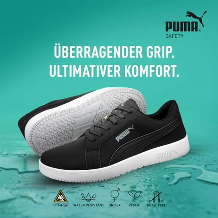 PUMA Safety Stellar ST BLK, Sicherheitsschuh in Größe 46, schwarz – Bild 5