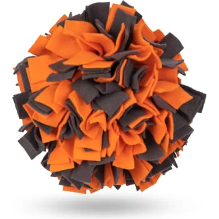 TrendPet Schnüffelball - 25cm Durchmesser, Aktivspielzeug für Hunde, Orange