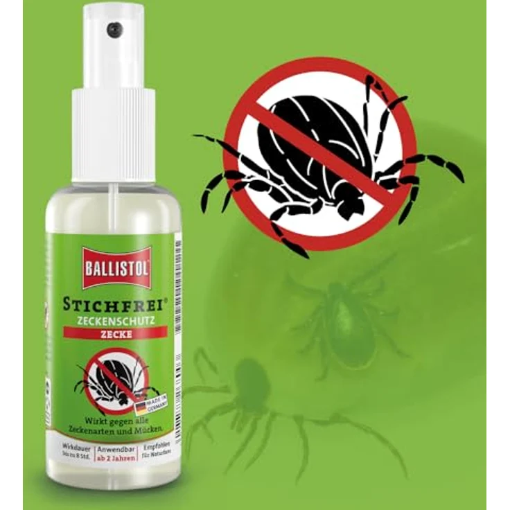 Ballistol 26900 Stichfrei Zeckenschutz, 100ml, langanhaltender Hautschutz mit 20% Icaridin für Outdoor-Aktivitäten – Bild 4