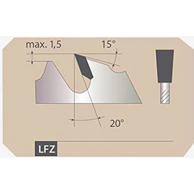 Bayerwald HM Kreissägeblatt - 550 x 3.8 x 35 Z=36 WZ – Bild 4