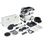 Festool PLANEX LHS 2 225 EQI/CTL 36-Set, Langhalsschleifer mit LED-Lichtring und bürstenlosem EC-Motor, ergonomischer T-Griff, inkl. Systainer SYS3 XXL