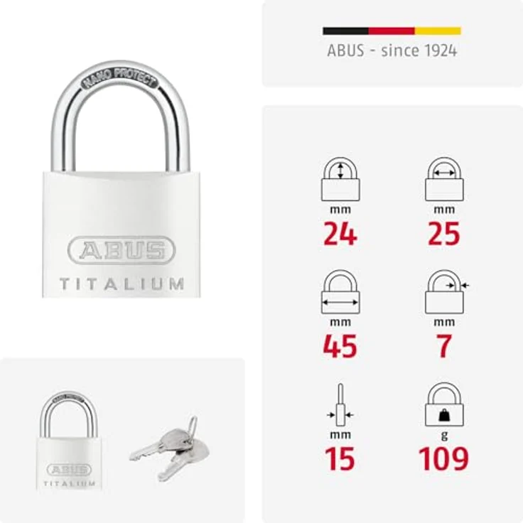 Abus 64TI-45 Titalium – Bild 5