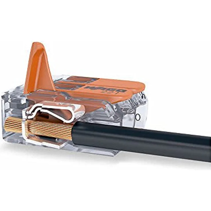 WAGO 221-613 Verbindungsklemme, flexibel für Leiterquerschnitte 0,5-4mm² starr bis 6mm², transparent, 30 Stück – Bild 4