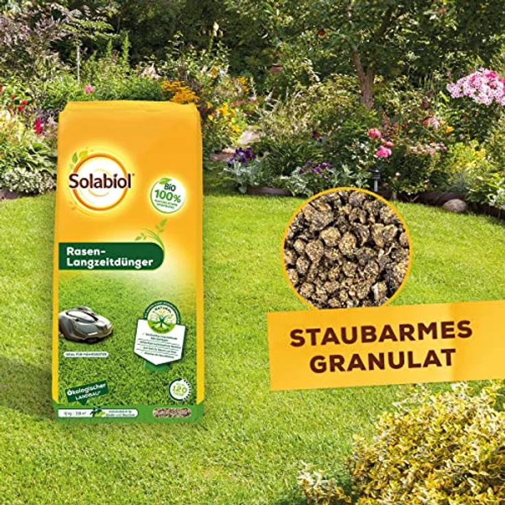 SBM Solabiol Rasen-Langzeitdünger, 10 kg – Bild 6
